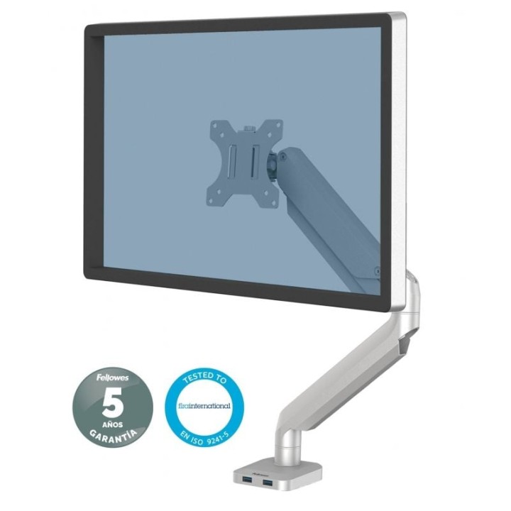 Soporte de mesa para monitor fellowes 8056401/ giratorio/ inclinable/ hasta 8kg