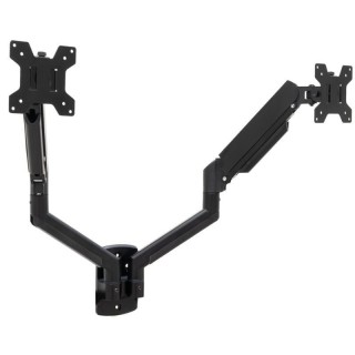 Soporte de Pared para 2 Monitores TooQ LP1434TNR-B/ Giratorio/ Inclinable/ Rotatorio/ hasta 10kg