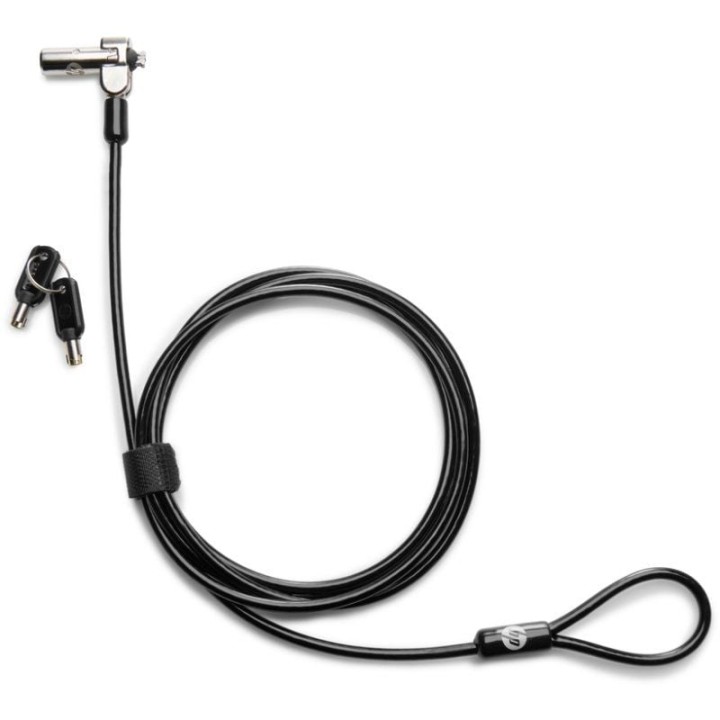 Cable de seguridad para portátiles hp 1aj39aa/ 1.83m