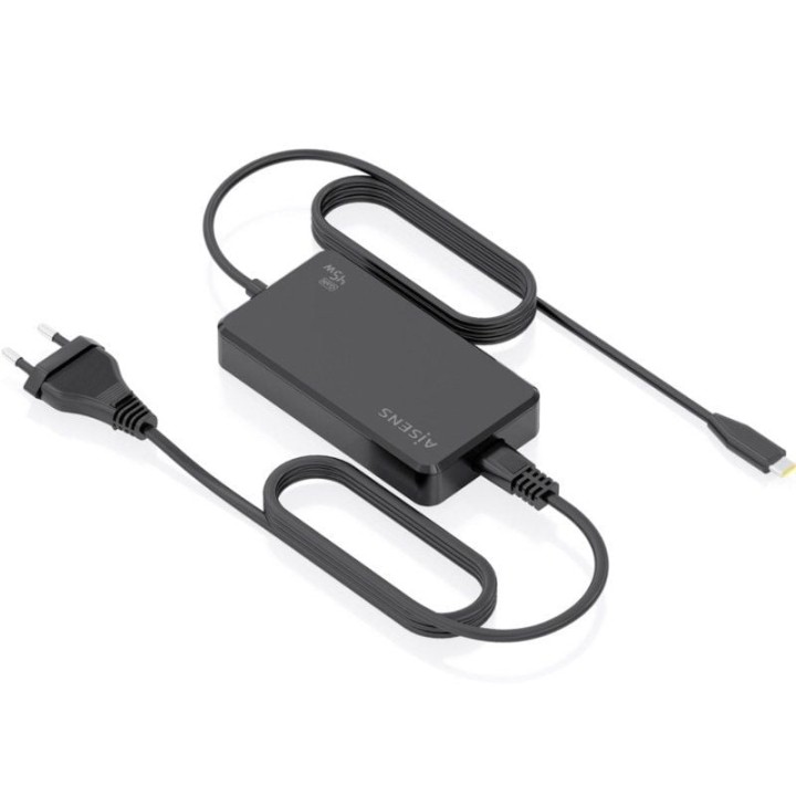 Cargador Sobremesa GaN Aisens ASCH-1PD45D067-BK/ 1xUSB Tipo-C/ 45W