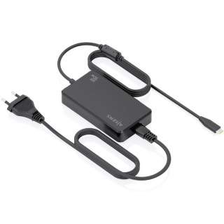 Cargador de Portátil GaN Aisens ASCH-1PD90D069-BK/ 1xUSB Tipo-C/ 90W/ Automático/ Voltaje 5-20V