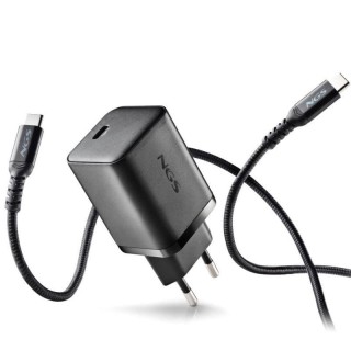 Cargador de Pared GaN NGS Bud 65W/ 1xUSB Tipo-C/ 65W