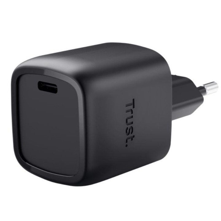 Cargador de Pared GaN Trust Maxo 30W/ 1xUSB Tipo-C/ 30W