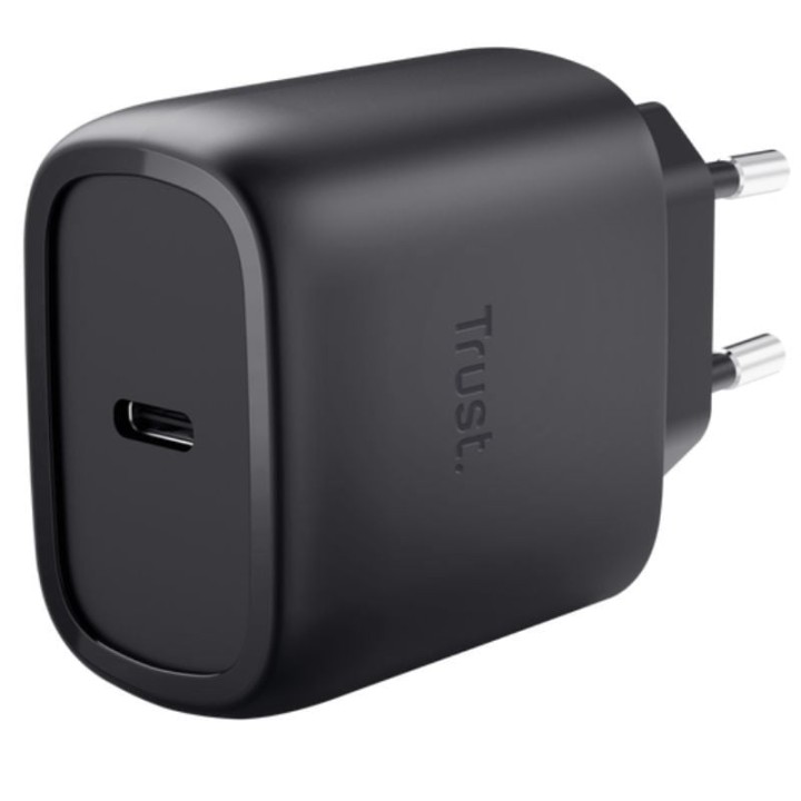 Cargador de Pared GaN Trust Maxo 45W/ 1xUSB Tipo-C/ 45W
