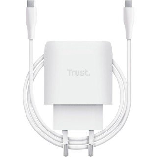 Cargador de Pared GaN Trust Maxo 45W/ 1xUSB Tipo-C/ Incluye Cable USB Tipo-C/ 45W