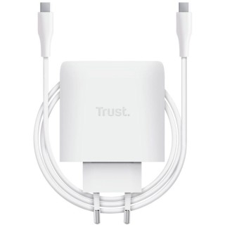Cargador de Pared GaN Trust Maxo 65W/ 1xUSB Tipo-C/ Incluye Cable USB Tipo-C/ 65W