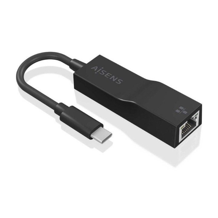 Adaptador USB Tipo-C - RJ45 Aisens A109-0765/ 1000Mbps