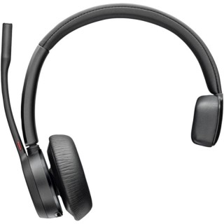 Auricular Inalámbrico Poly Voyager 4310-M para Microsoft Teams + Adaptador BT700 + Base de Carga/ con Micrófono/ Bluetooth/ Negr