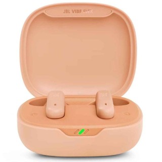 Auriculares Bluetooth JBL Vibe Flex con estuche de carga/ Autonomía 8h/ Beige
