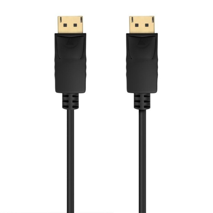Cable DisplayPort 1.2 CCS 4K Aisens A124-0737/ DisplayPort Macho - DisplayPort Macho/ Hasta 5W/ 2300Mbps/ 50cm/ Negro