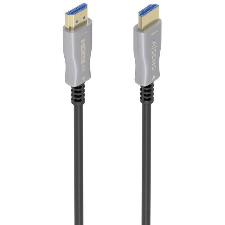 Cable HDMI 2.0 AOC 4K Aisens A148-0858/ HDMI Macho - HDMI Macho/ 10m/ Negro