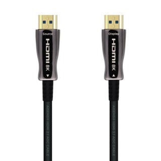 Cable HDMI 2.1 AOC 8K Aisens A153-0521/ HDMI Macho - HDMI Macho/ 50m/ Negro