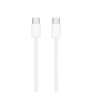 Cable USB 2.0 Tipo-C Nanocable 10.01.6002-CO/ USB Tipo-C Macho - USB Tipo-C Macho/ Hasta 60W/ 480Mbps/ 2m/ Blanco