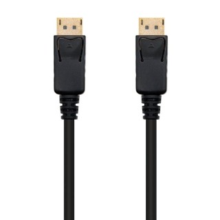Cable displayport 1.2 4k nanocable 10.15.2301-l150/ displayport macho - displayport macho/ 1.5m/ negro
