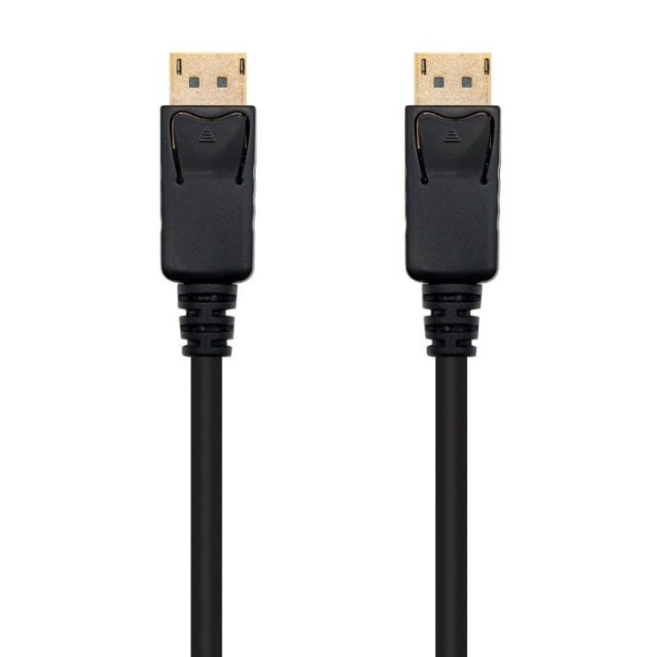Cable displayport 1.2 4k nanocable 10.15.2301-l150/ displayport macho - displayport macho/ 1.5m/ negro