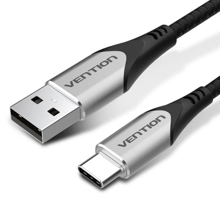 Cable usb 2.0 tipo-c vention codhi/ usb tipo-c macho - usb macho/ 480mbps/ 3m/ gris