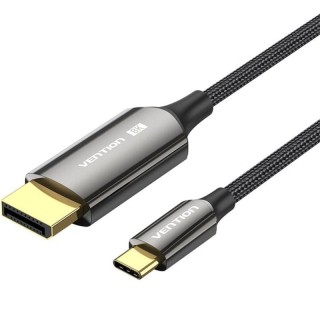 Cable conversor displayport 8k vention crfbf/ usb tipo-c macho - displayport macho/ 1m/ negro