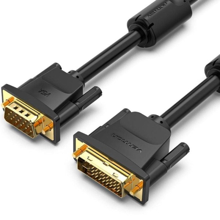 Cable conversor vention eacbf/ dvi-i macho - vga macho/ 1m/ negro