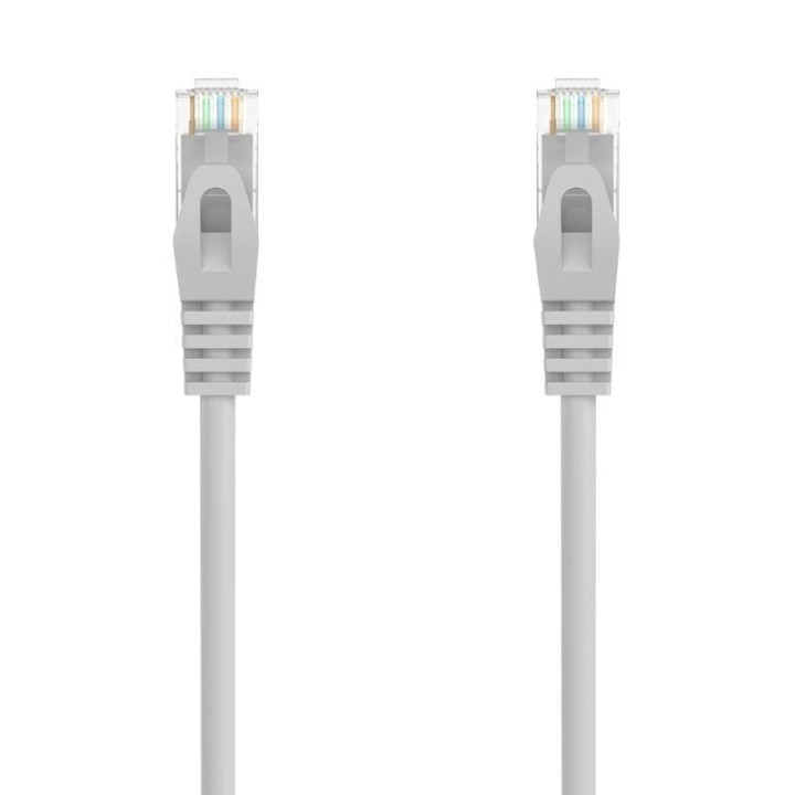 Cable de Red RJ45 AWG24 UTP Aisens A145-0553 Cat.6A/ LSZH/ 30cm/ Gris
