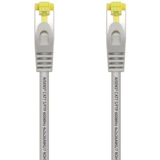 Cable de Red RJ45 S/FTP Aisens A146-0332 Cat.7/ 25cm/ Gris