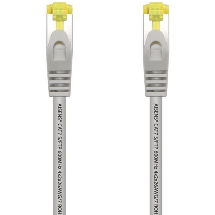 Cable de Red RJ45 S/FTP Aisens A146-0332 Cat.7/ 25cm/ Gris