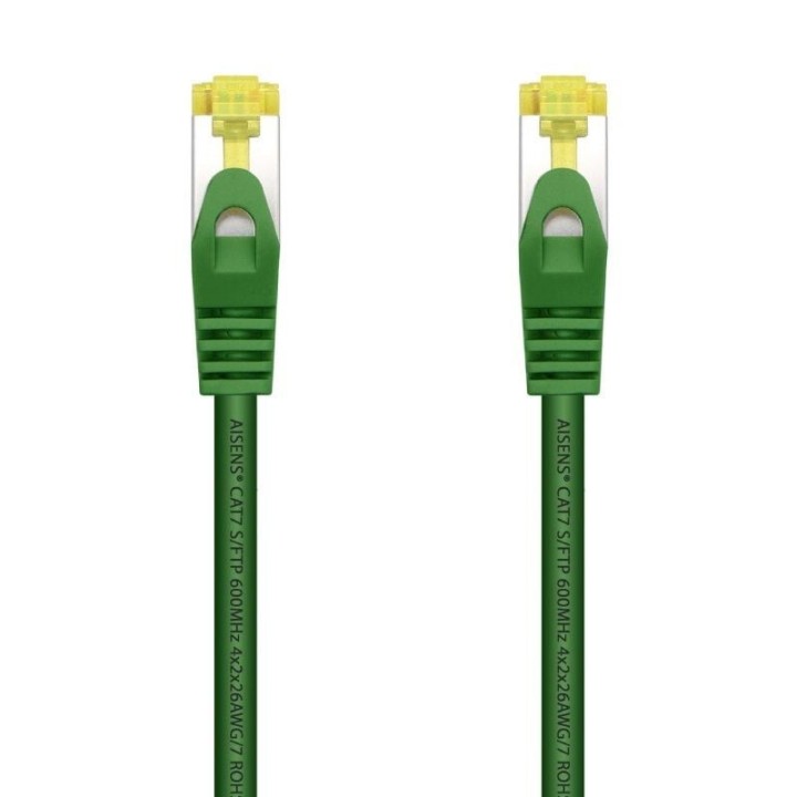 Cable de Red RJ45 SFTP Aisens A146-0481 Cat.7/ 50cm/ Verde