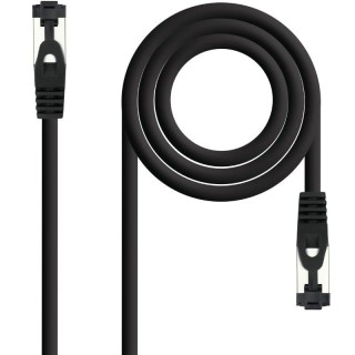 Cable de red rj45 sstp nanocable 10.20.2001-bk cat.8.1/ 1m/ negro