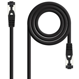 Cable de Red RJ45 SSTP Nanocable 10.20.2002-BK Cat.8.1/ 2m/ Negro