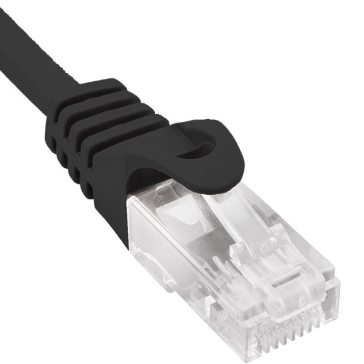 Cable de red rj45 utp phasak phk 1720 cat.6/ 20m/ negro