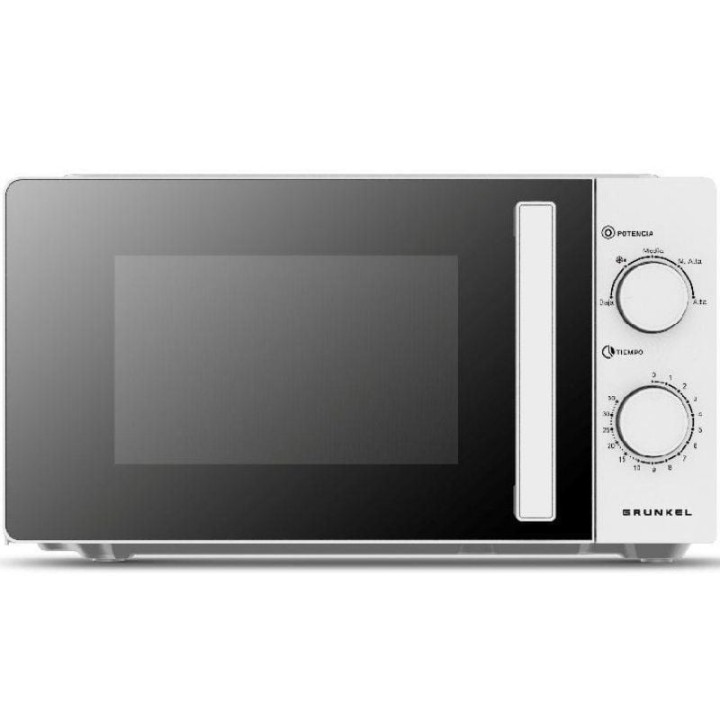 Microondas Grunkel MW-20EASY/ 700W/ Capacidad 20L/ Blanco