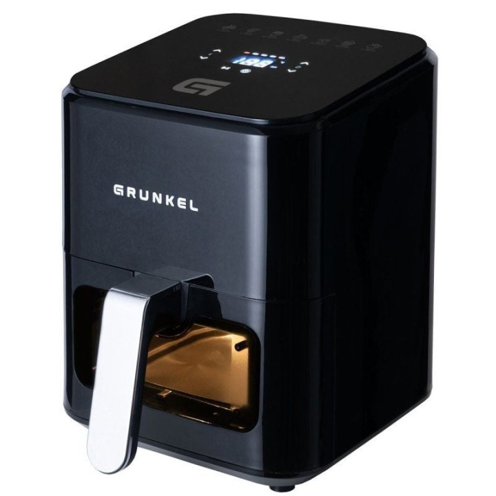 Freidora por aire airfryer / sin aceite grunkel black easy fryer/ 1200w/ capacidad 4l