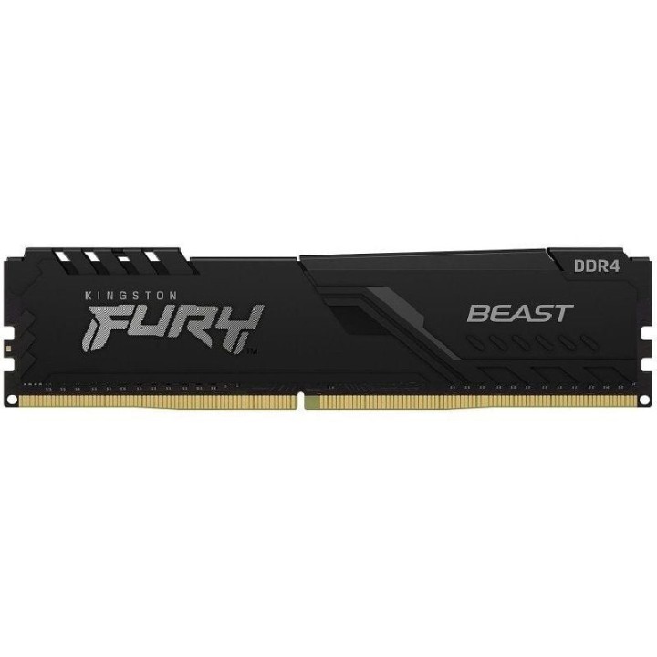 Memoria RAM Kingston FURY Beast RGB 16GB/ DDR4/ 3600MHz/ 1.35V/ CL18/ DIMM