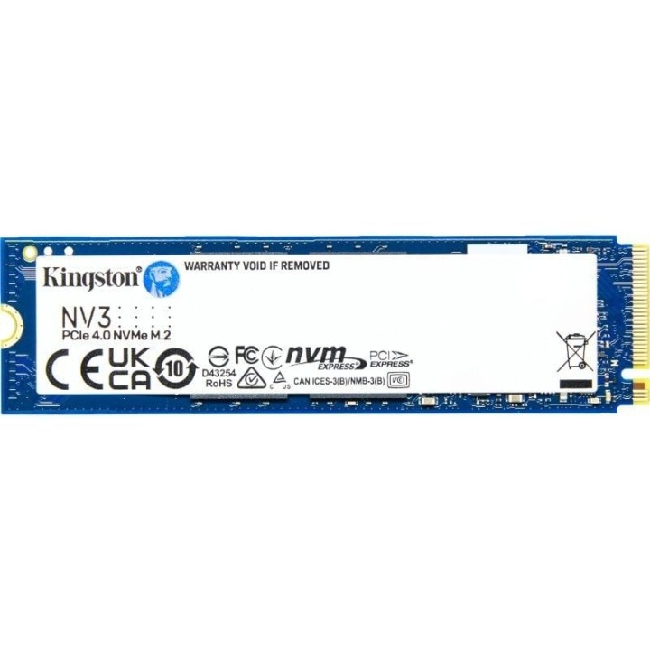 Disco SSD Kingston NV3 4000GB/ M.2 2280 PCIe Gen4