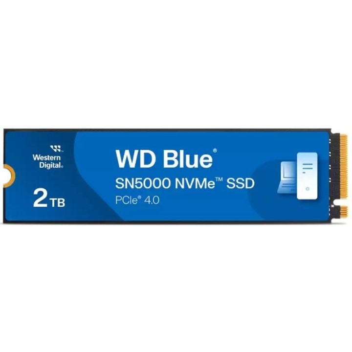 Disco ssd western digital wd blue sn5000 2tb/ m.2 2280 pcie gen4/ full capacity