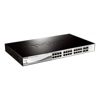 Switch D-Link DGS-1210-28P 28 Puertos RJ45/ 10/100/1000/ SFP/ PoE