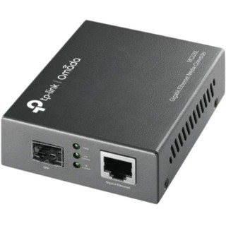 Conversor de medios gigabit tp-link mc220l/ 1 puerto/ rj-45 10/100/1000