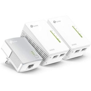 Adaptador Powerline TP-Link TL-WPA4220T KIT 500Mbps/ Alcance 300m/ Pack de 3