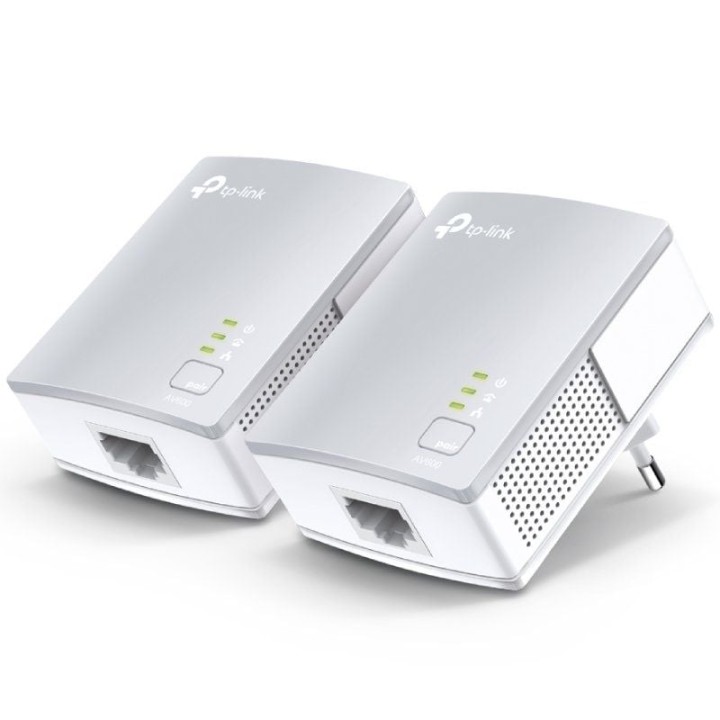 Adaptador Powerline TP-Link TL-PA4010 KIT 600Mbps/ Alcance 300m/ Pack de 2