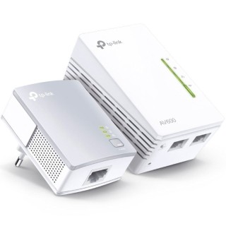 Adaptador Powerline TP-Link TL-WPA4221 KIT 600Mbps/ Alcance 300m/ Pack de 2