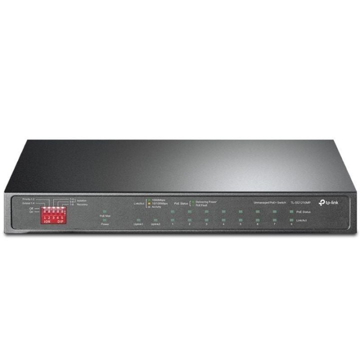 Switch TP-Link TL-SG1210MP 10 Puertos/ RJ-45 10/100/1000/ PoE+