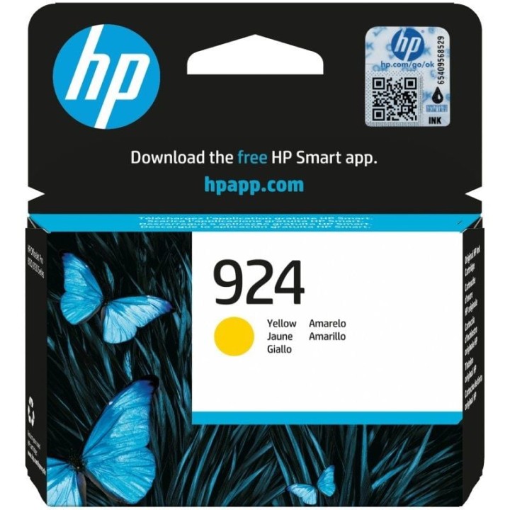Cartucho de tinta original hp nº924/ amarillo
