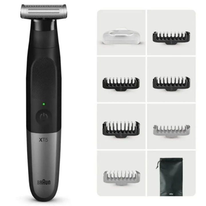 Afeitadora Braun Wet and Dry Serie X XT5200/ con Batería/ 6 Accesorios