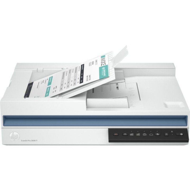 Escáner documental hp scanjet pro 3600 f1 con alimentador de documentos adf/ doble cara