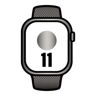 Apple watch series 11/ gps/ cellular/ 42mm/ titanio natural/ correa natural milanese loop