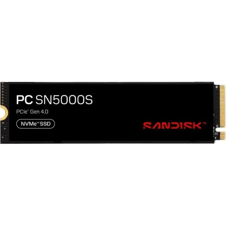 Disco ssd sandisk pc sn5000s 512gb/ m.2 2280 pcie gen4/ full capacity