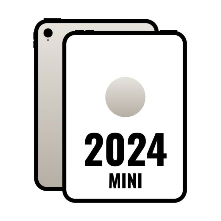Ipad mini 8.3' 2024 7th wifi/ a17 pro/ 256gb/ blanco estrella- mxnd3ty/a