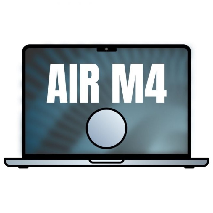 Apple macbook air 13,6'/ m4 10-core cpu/ 16gb/ 512gb ssd/ 10-core gpu/ azul cielo