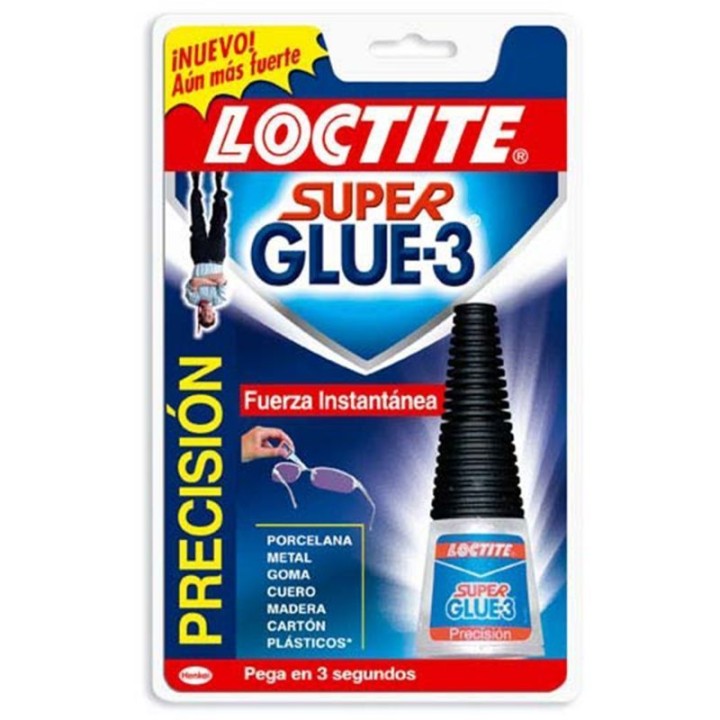 Pegamento en tubo loctite super glue-3 precisión/ 5g