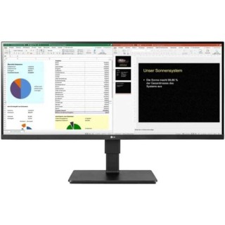 Monitor Profesional Ultrapanorámico LG 34BR65F-B 34'/ WFHD/ Multimedia/ Regulable en altura/ Negro
