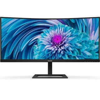 Monitor Profesional Ultrapanorámico Curvo Philips 346E2CUAE 34'/ UWQHD/ Multimedia/ Regulable en altura/ Negro